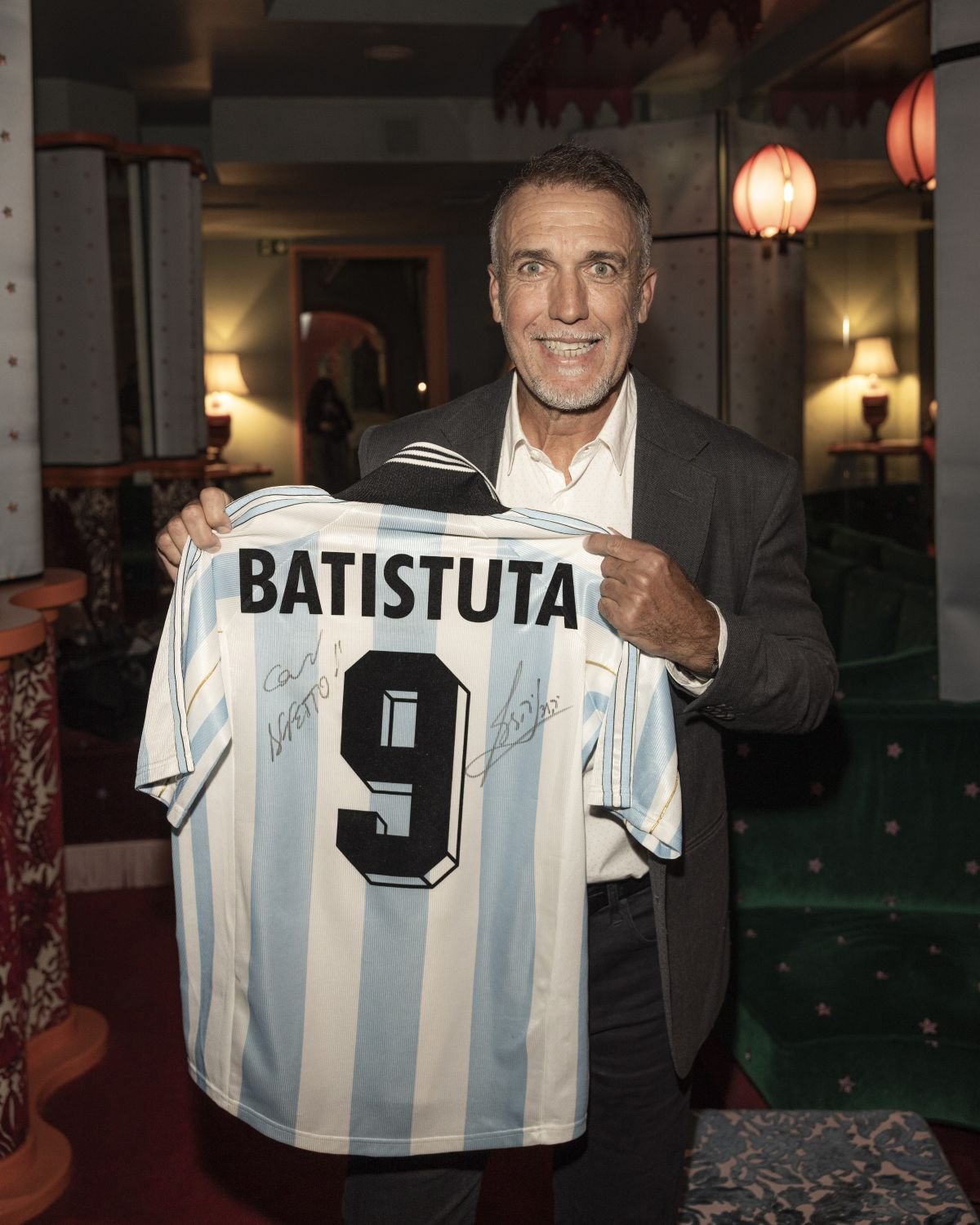 The Iconic No. 9 at House of Nine Welcome, Gabriel Omar Batistuta
